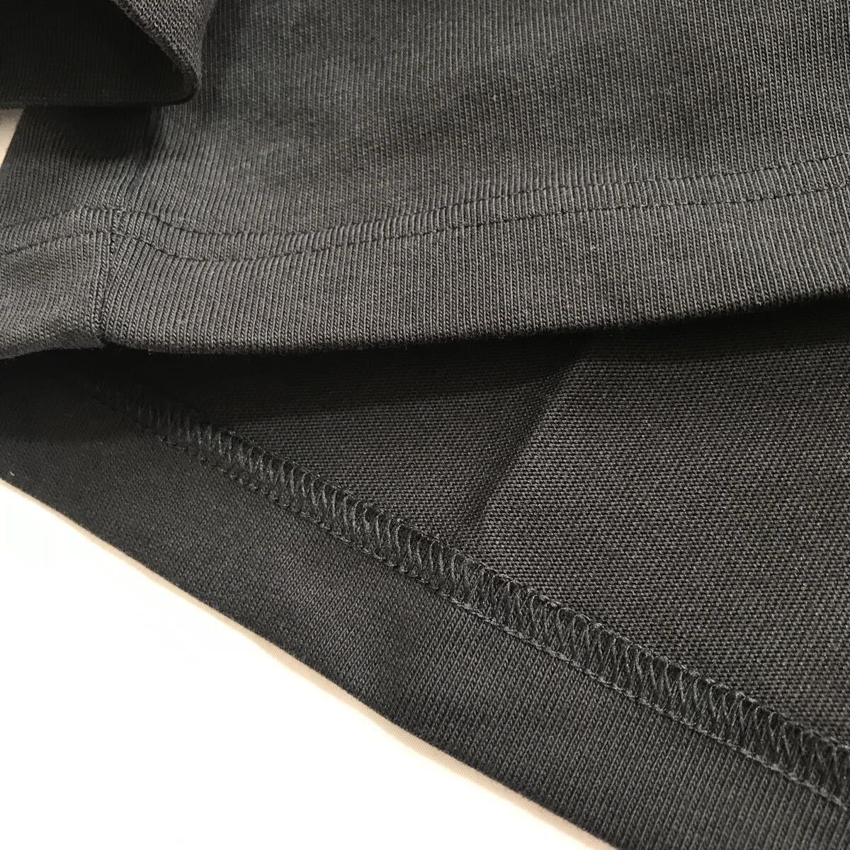 ◆J415新品【メンズXL】adidas 新モデル 黒 アディダス ゴルフに最適 両腕BIGロゴ 背面3ライン クルーネック ワーディング 長袖シャツ_画像6