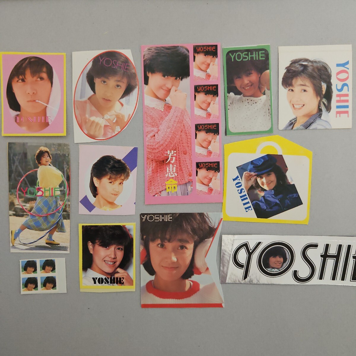  Kashiwa ... журнал дополнение наклейка стикер .. жизнь вырезки не использовался подлинная вещь 80 годы идол 