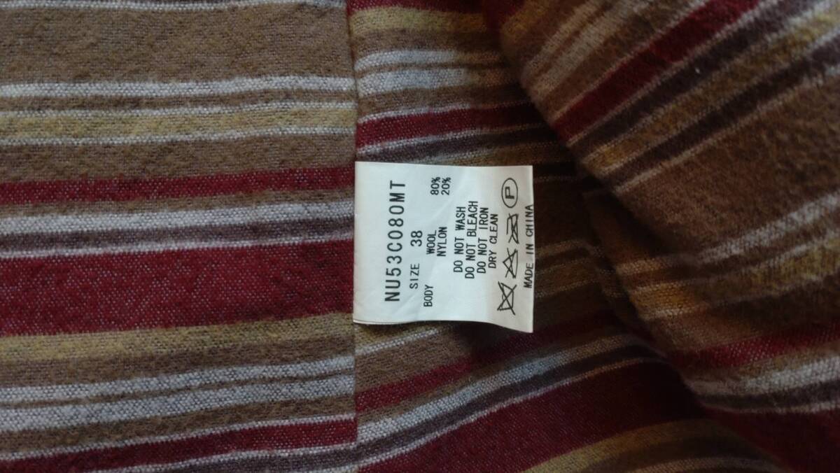 nano universe/ナノユニバース Pコート　サイズ38_画像5