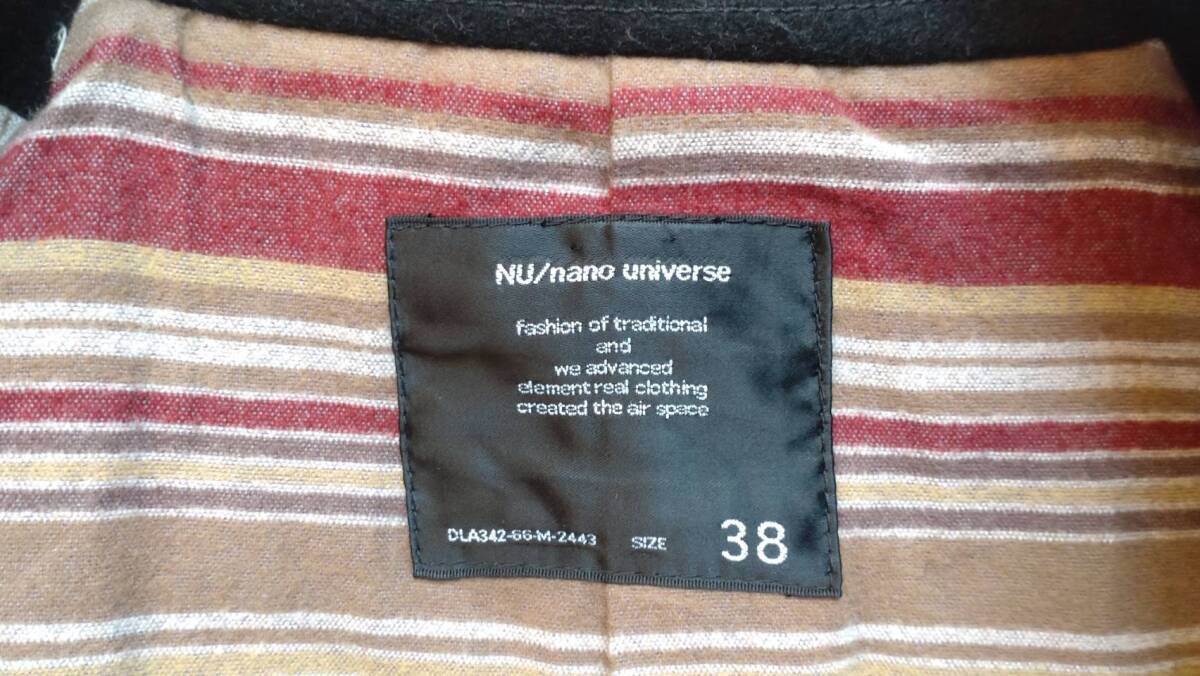 nano universe/ナノユニバース Pコート　サイズ38_画像6