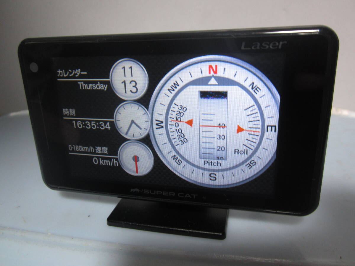 YUPITERU SUPER CAT Z series レーザー＆レーダー探知機　Z120L（LS320/GS303/A370同等品） 中古品_画像3