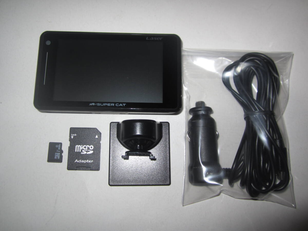 YUPITERU SUPER CAT Z series レーザー＆レーダー探知機　Z120L（LS320/GS303/A370同等品） 中古品_画像9