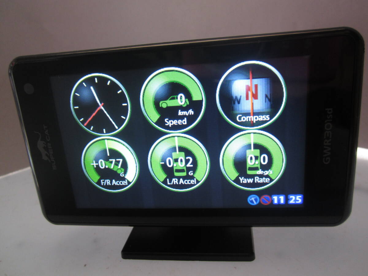 YUPITERU スーパーキャット レーダー探知機 GWR301sd 中古品_画像3