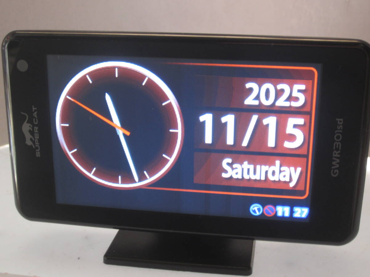 YUPITERU スーパーキャット レーダー探知機 GWR301sd 中古品_画像7