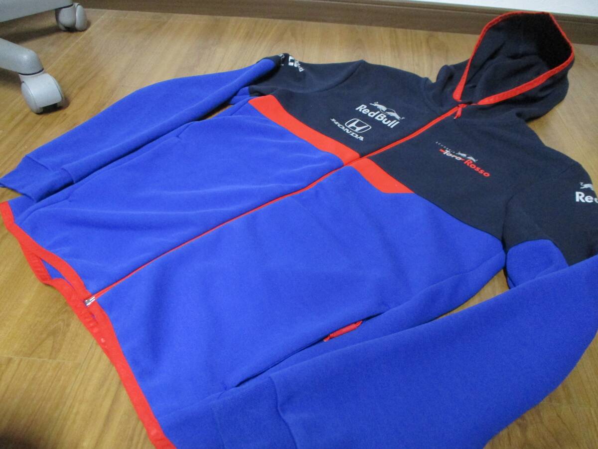 トルコ製 スクーデリア トロロッソホンダ HONDA F1 チームフーディー パーカー Sサイズ_画像3