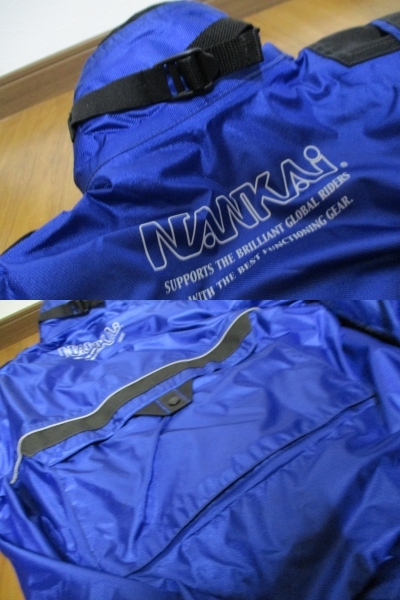 難あり NANKAI 南海部品 防水 ナイロン ライディングジャケット Lサイズ_画像5