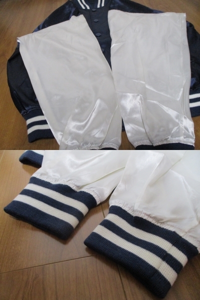 SUNTORY BOSS サントリーボス 背ロゴ サテン スタジャン_画像6