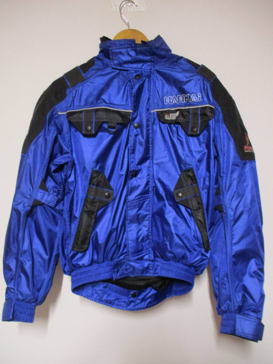 難あり NANKAI 南海部品 防水 ナイロン ライディングジャケット Lサイズ_画像1