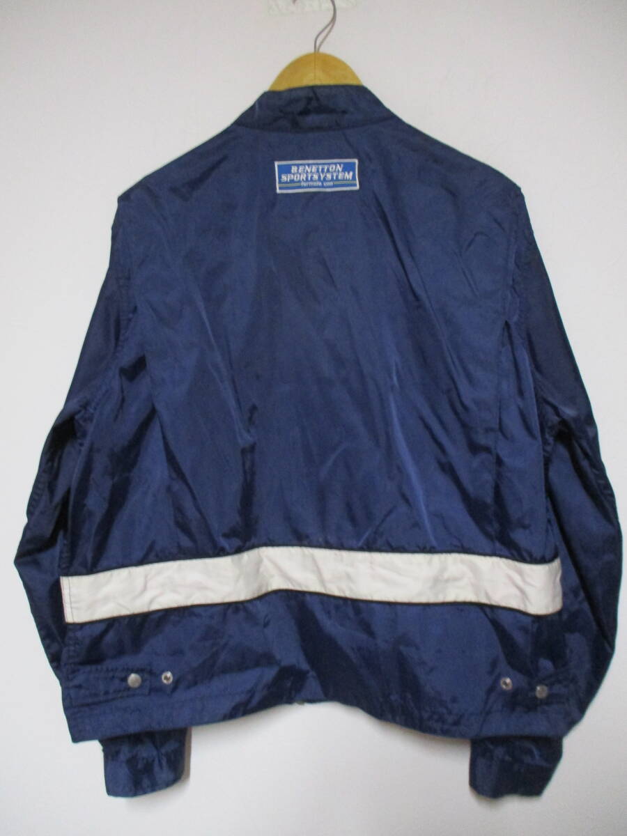 Benetton Formula RACING TEAM ベネトン F1チーム BBS ナイロンジャケット Lサイズ_画像2