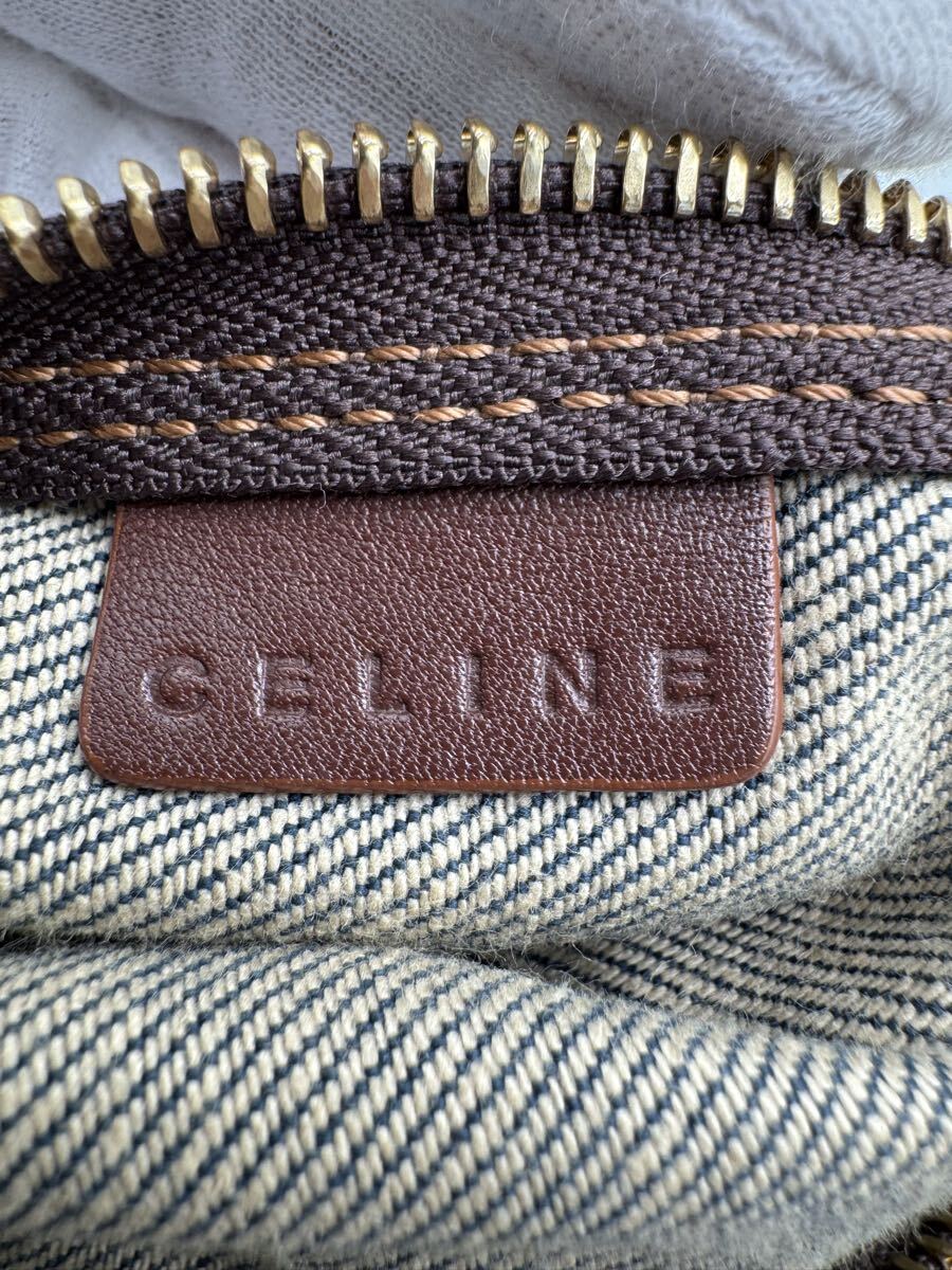 $ CELINE セリーヌ トートバッグ マカダム デニム YS00775_画像5