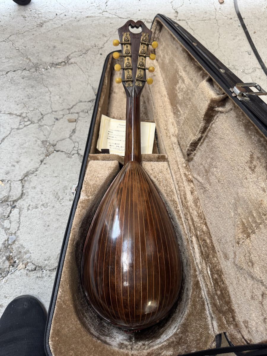 $ マンドリン 弦楽器 楽器 ソフトケース付き ナポリ パスアーレ ディサント_画像3