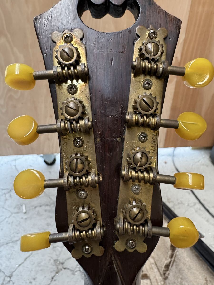 $ マンドリン 弦楽器 楽器 ソフトケース付き ナポリ パスアーレ ディサント_画像6