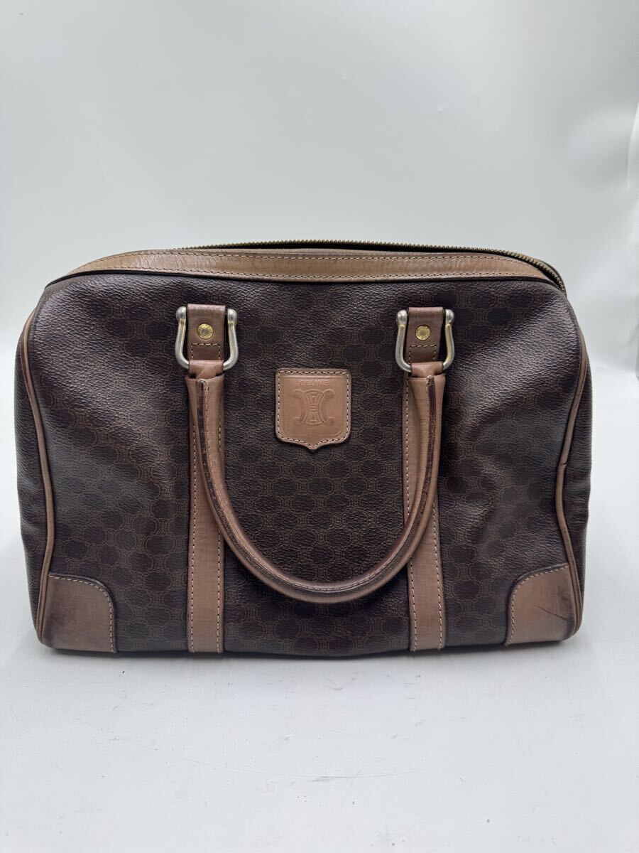 % CELINE セリーヌ ハンドバッグ ボストンバッグ マカダム_画像1