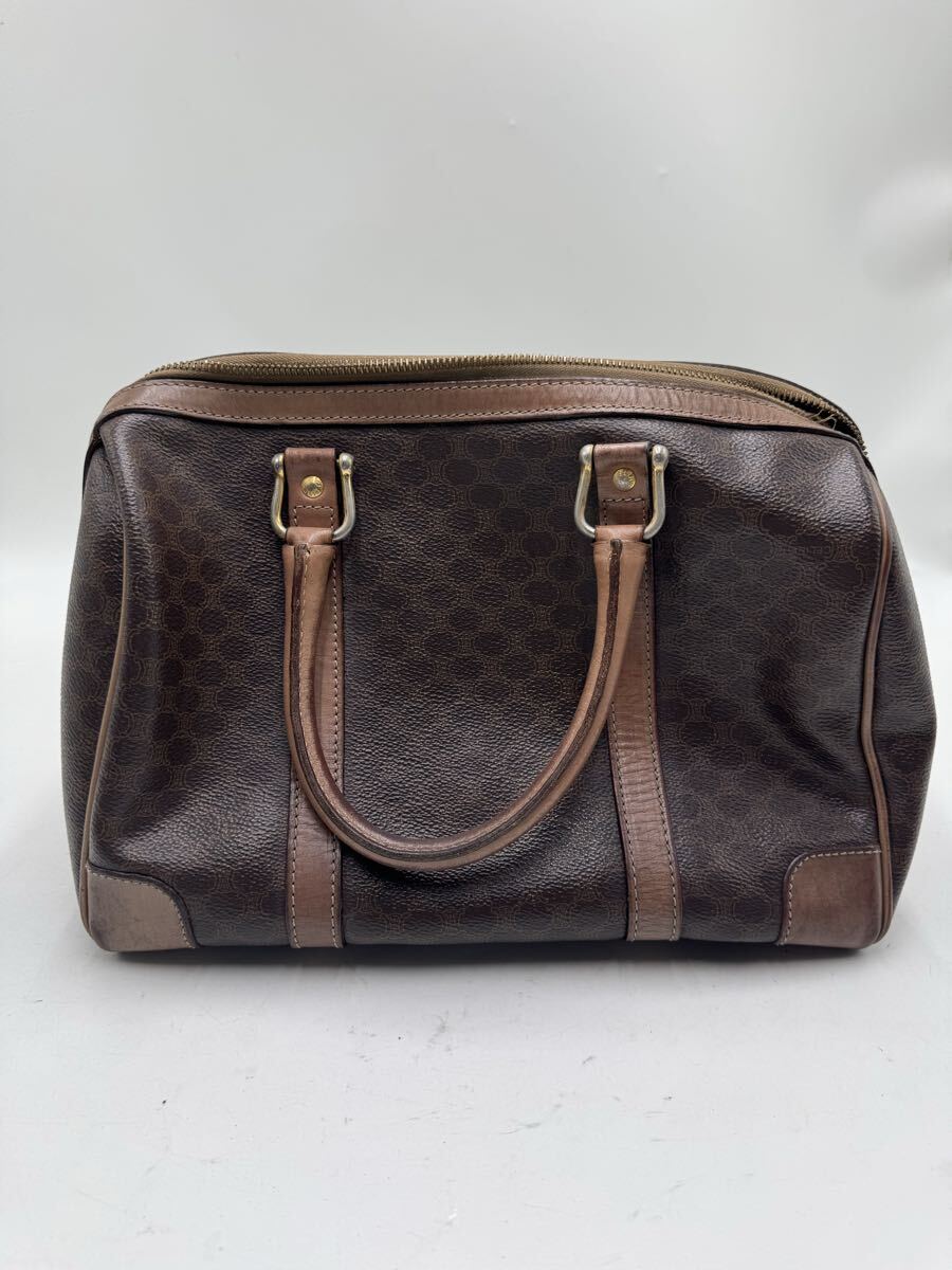 % CELINE セリーヌ ハンドバッグ ボストンバッグ マカダム_画像4
