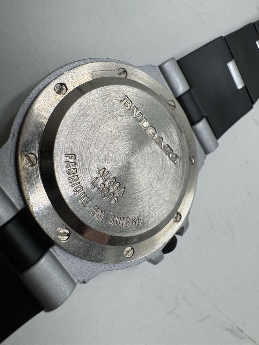 % BVLGARI ブルガリ アルミニウム 腕時計 AL38A L3276_画像5