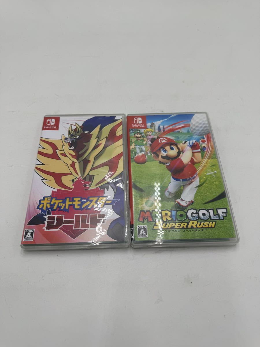 % Nintendo Switch ニンテンドースイッチ ソフト ポケモン シールド マリオ ゴルフ_画像1