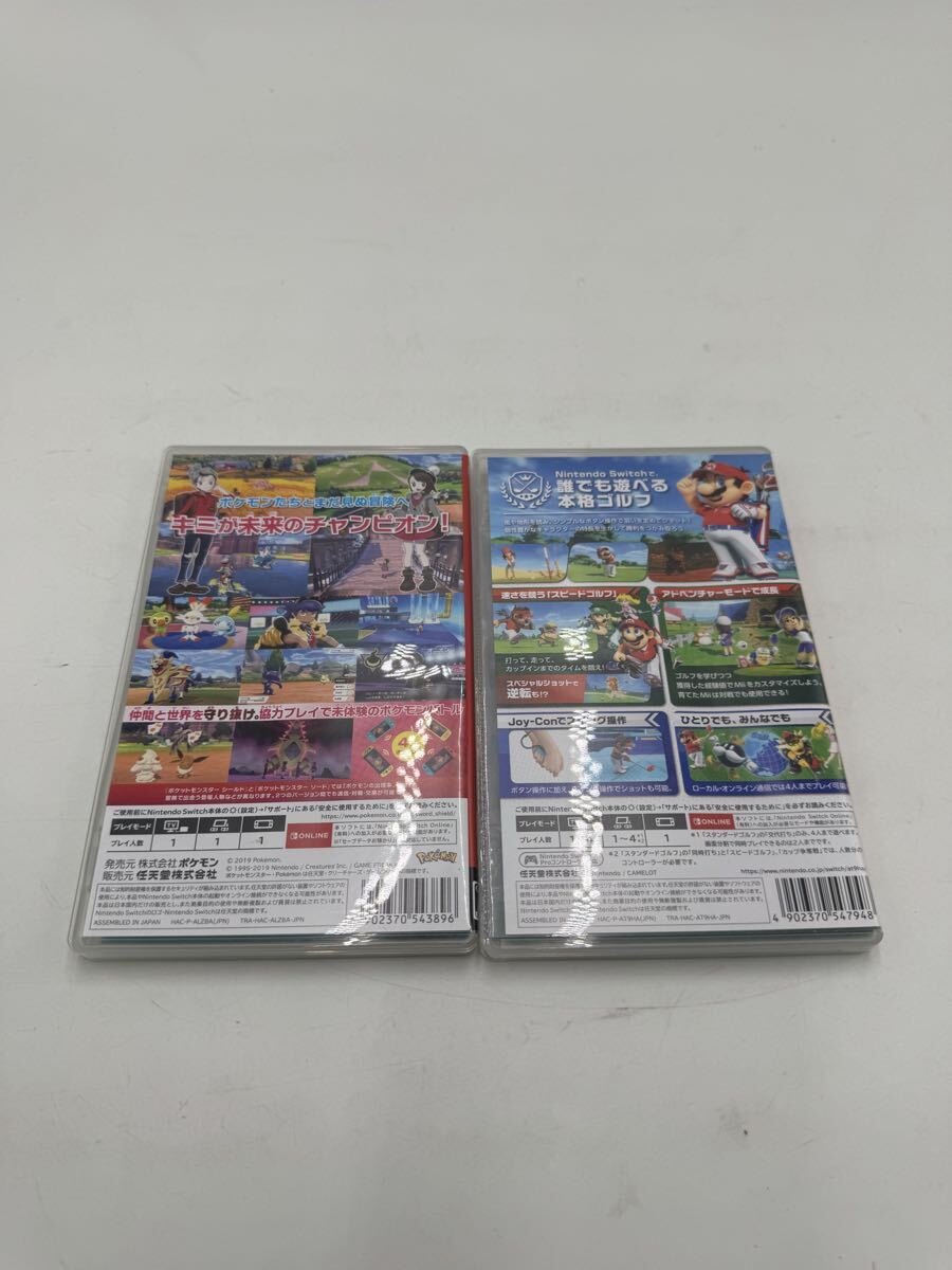 % Nintendo Switch ニンテンドースイッチ ソフト ポケモン シールド マリオ ゴルフ_画像2