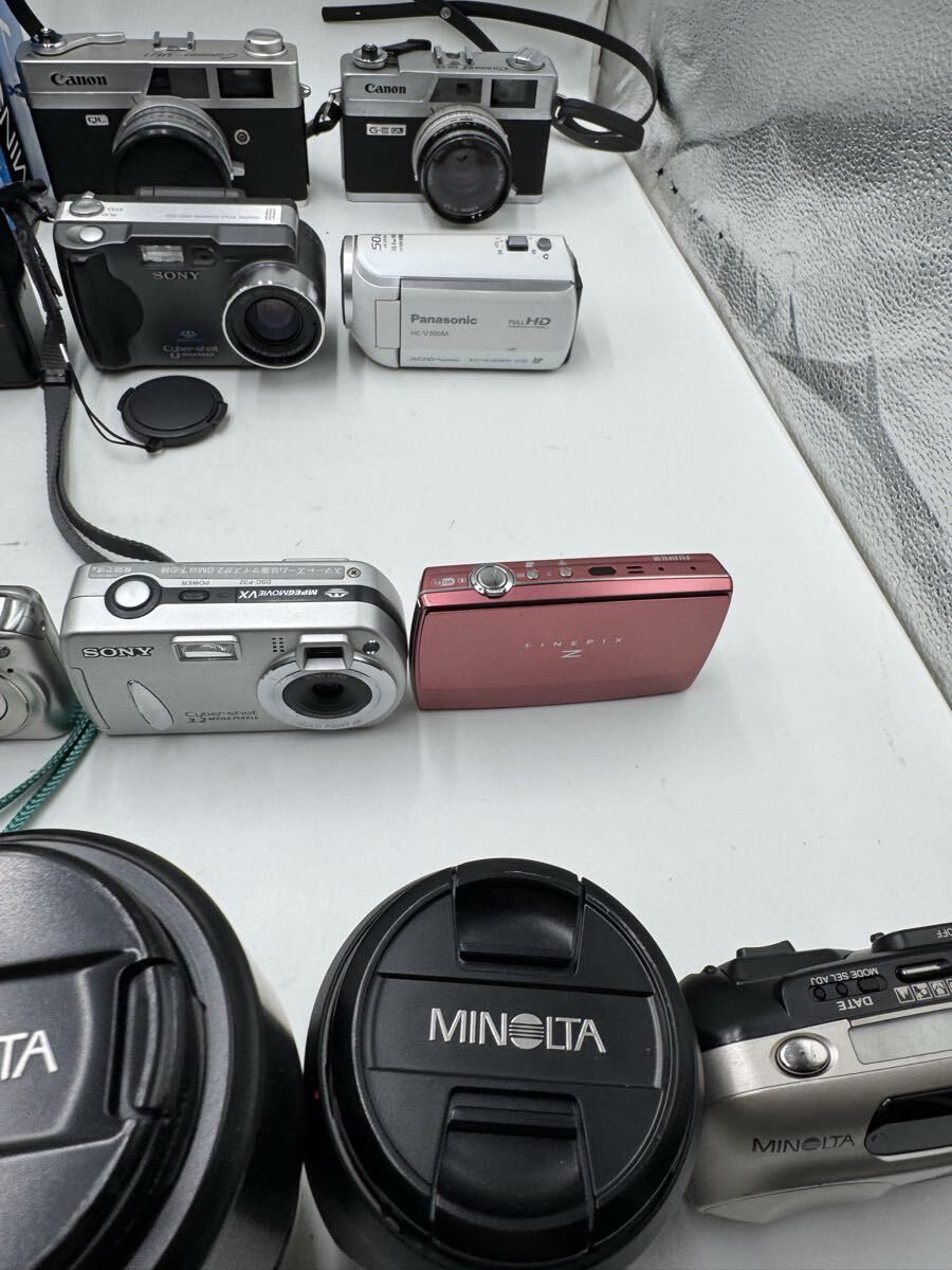 # デジタルカメラ ビデオカメラ フィルムカメラ Panasonic MINOLTA Canon SONY レンズ など まとめ売り_画像5