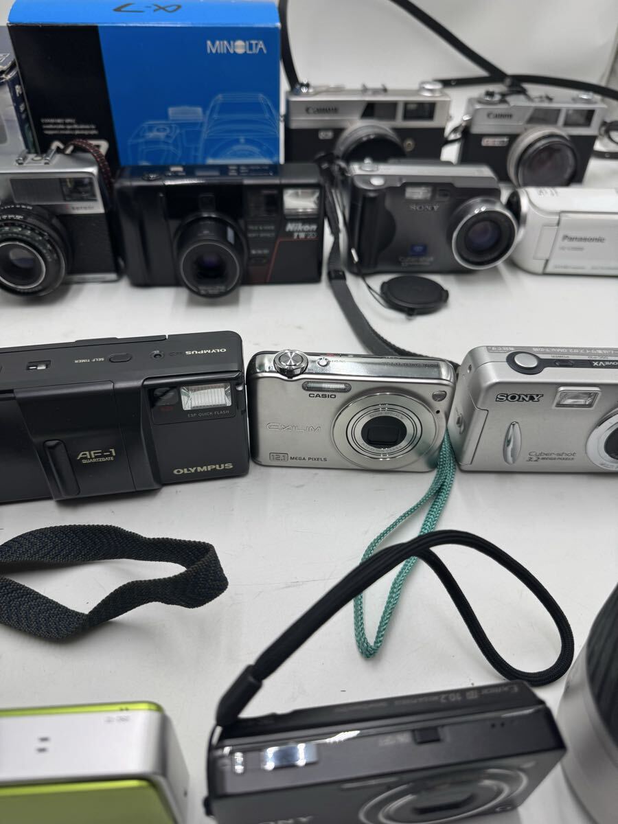 # デジタルカメラ ビデオカメラ フィルムカメラ Panasonic MINOLTA Canon SONY レンズ など まとめ売り_画像6