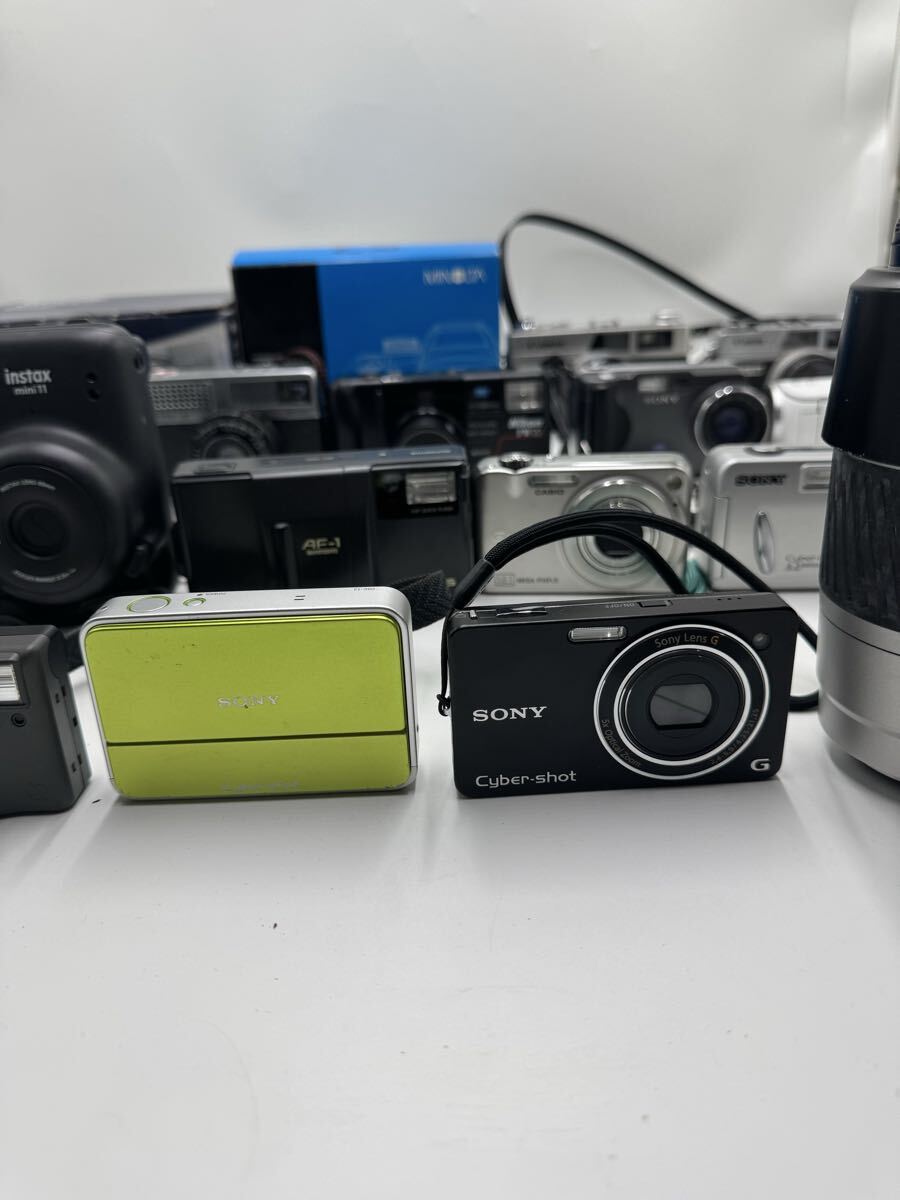 # デジタルカメラ ビデオカメラ フィルムカメラ Panasonic MINOLTA Canon SONY レンズ など まとめ売り_画像9