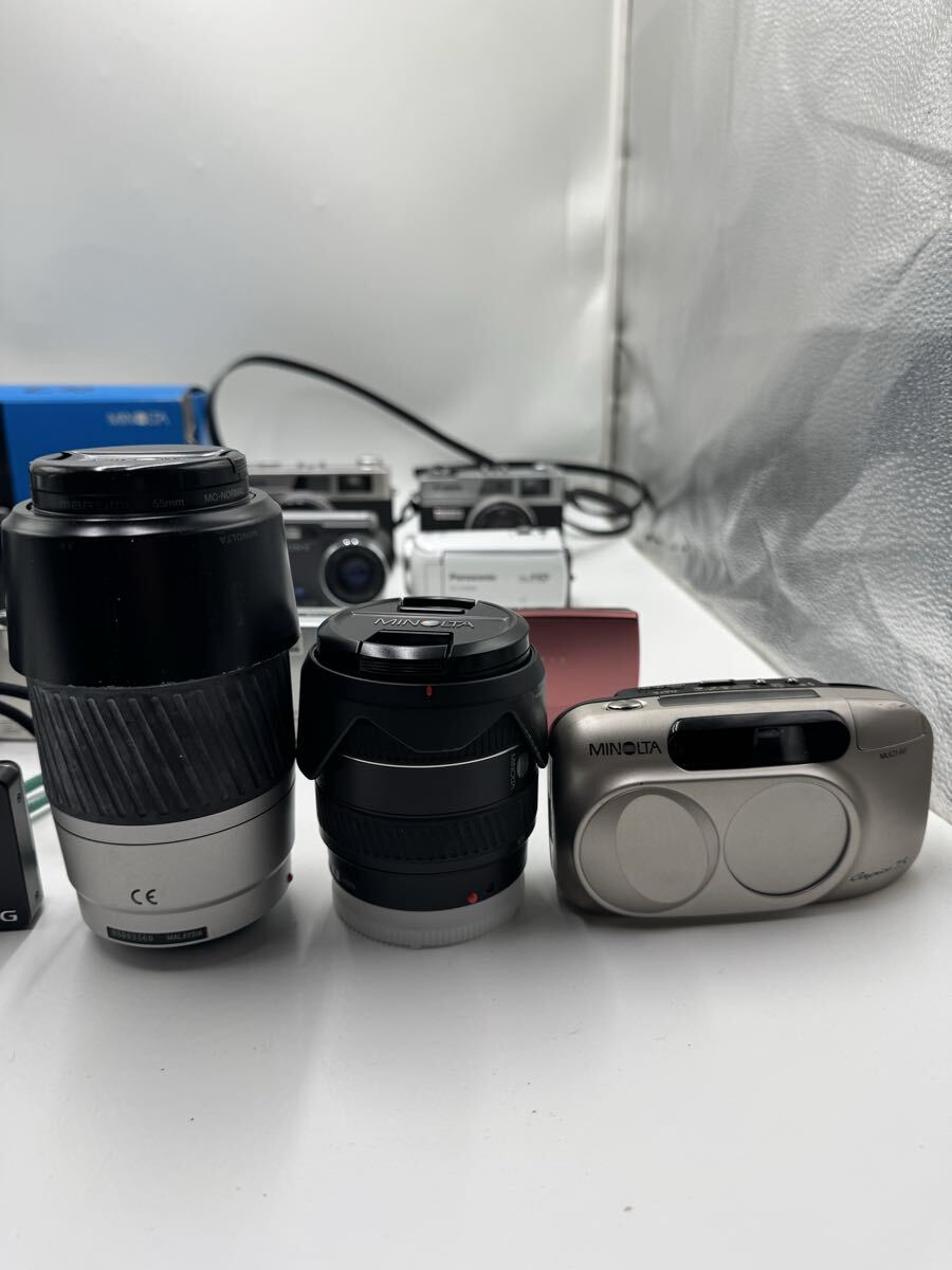 # デジタルカメラ ビデオカメラ フィルムカメラ Panasonic MINOLTA Canon SONY レンズ など まとめ売り_画像10