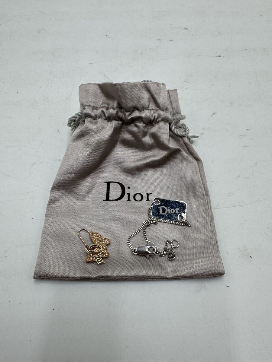 ☆ Christian Dior クリスチャンディオール ブレスレット ピアス セット まとめ売り_画像1