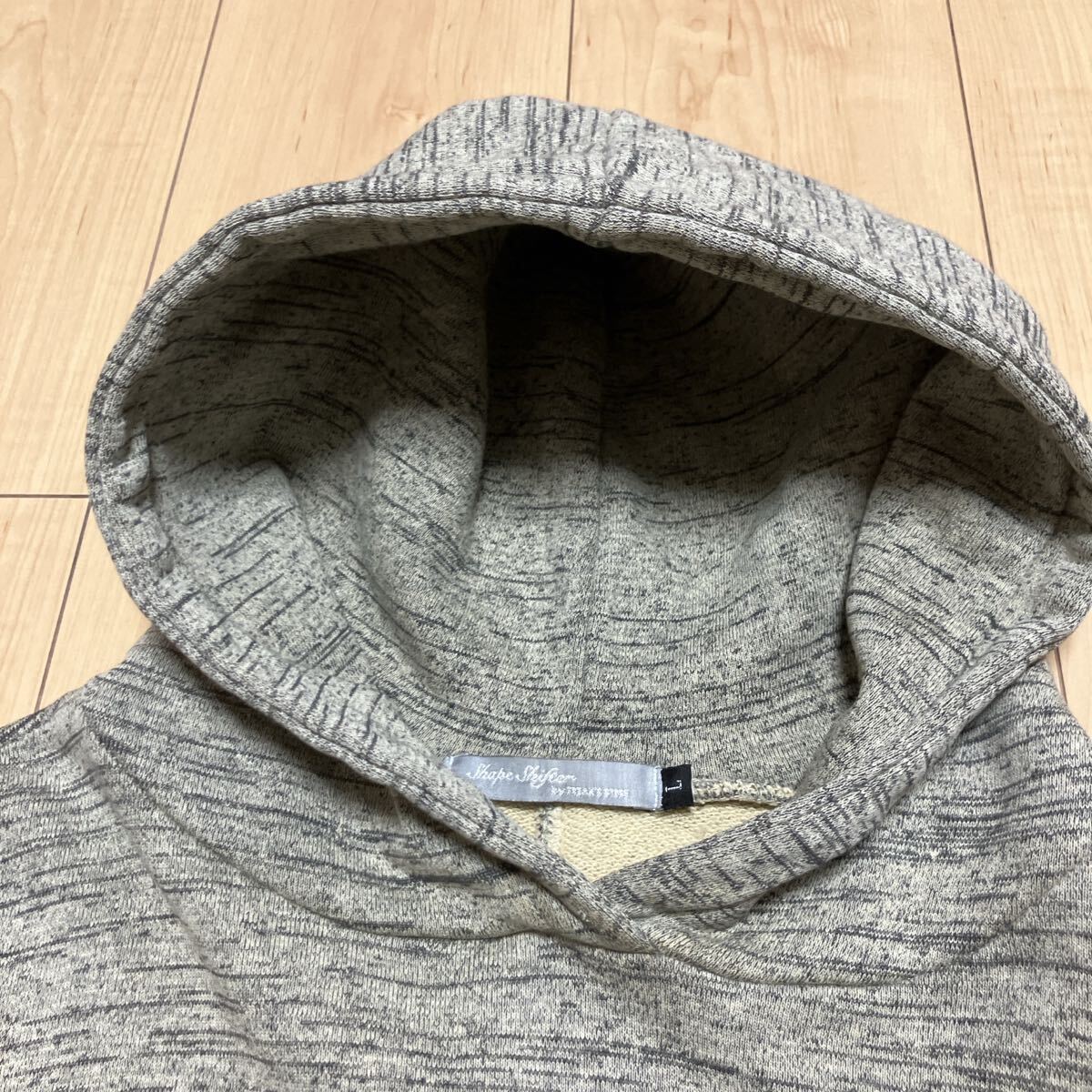 デザイナーズ パーカー グレー_画像2