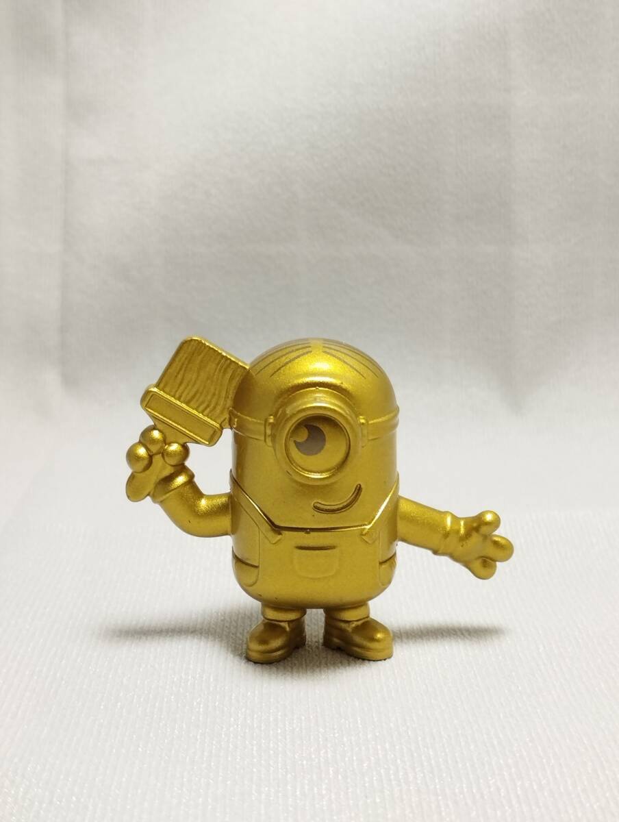 【送料無料】マクドナルド ハッピーセット ミニオン ペンキ ゴールド_画像1