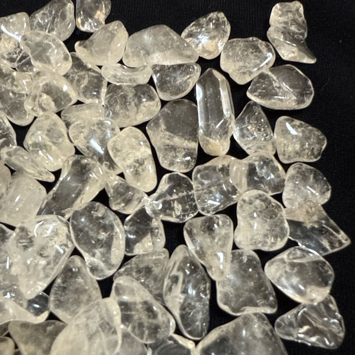 大粒ヒマラヤ産さざれ石 パワーストーン水晶浄化1kgお守り 魔除け細石 魔除け細石 ルース_画像3