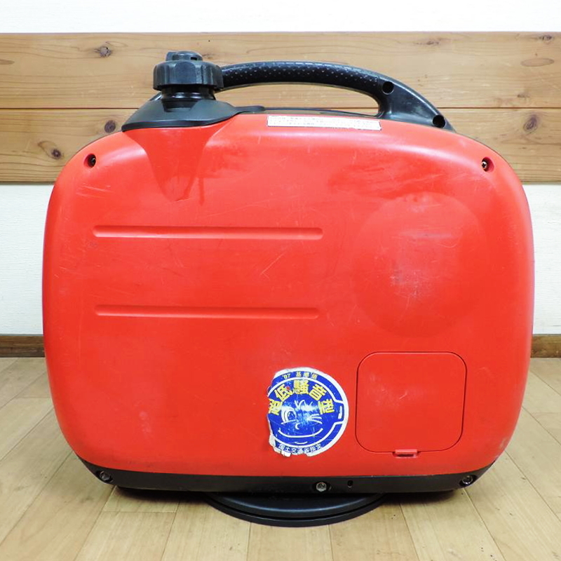 [税込]shindaiwa 新ダイワ インバータ発電機 iEG1600M-Y 1.6kVA 16A 防音型 ガソリンエンジン 非常用電源 防災 100V■動作確認中動画掲載■_画像4