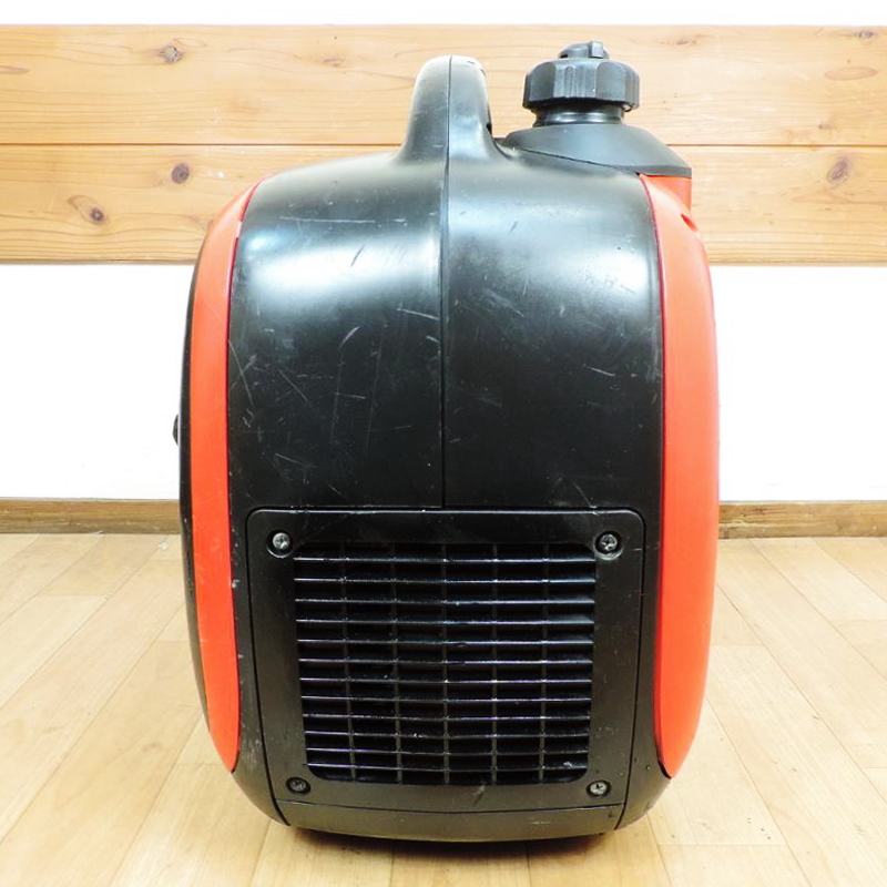 [税込]shindaiwa 新ダイワ インバータ発電機 iEG1600M-Y 1.6kVA 16A 防音型 ガソリンエンジン 非常用電源 防災 100V■動作確認中動画掲載■_画像3