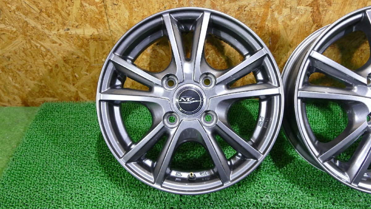 S7246IS ニルヴァーナ 13インチ アルミ ホイール 13×4.00B+42 100/4H ハブ73 4本_画像2