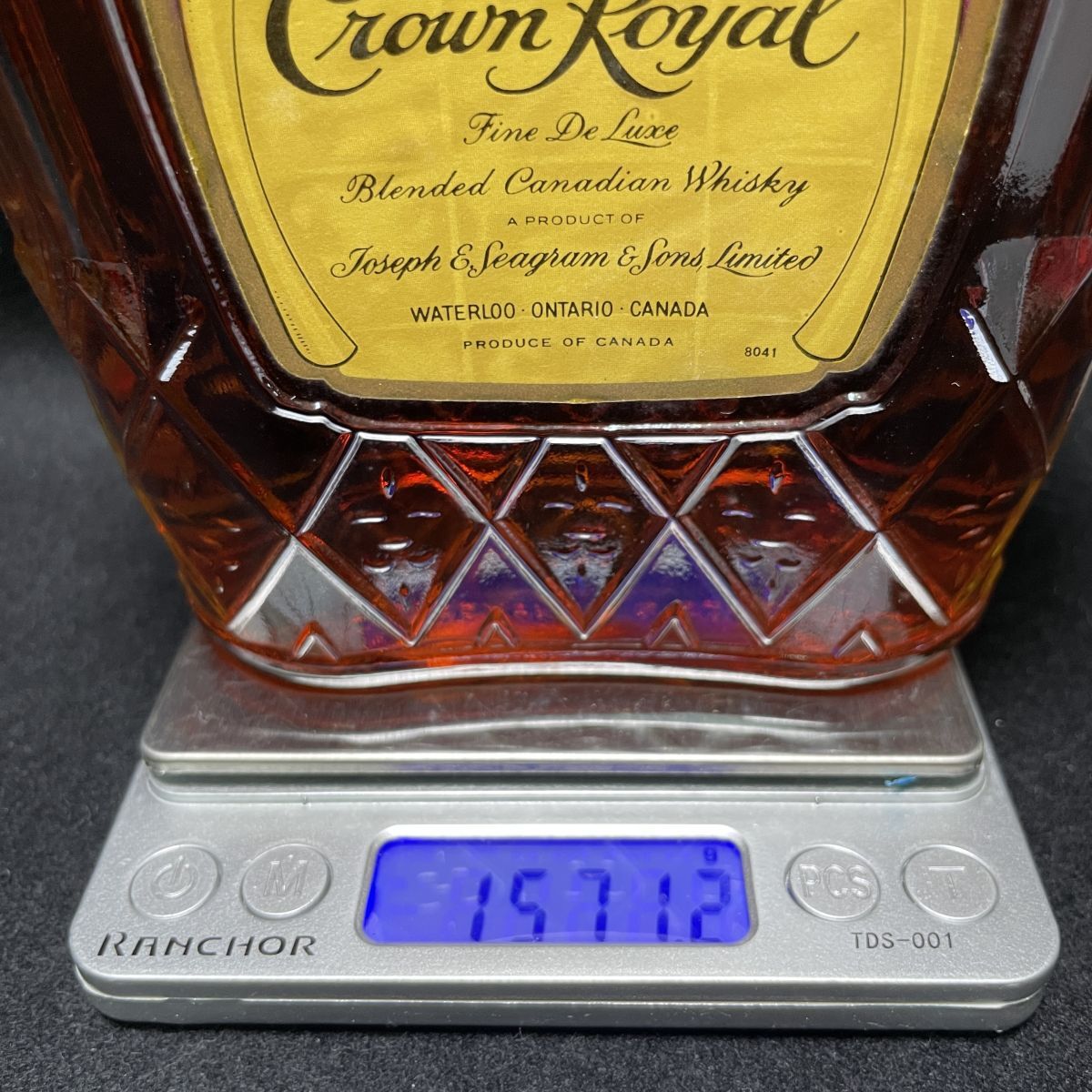 6r15 [*1000 иен ~] не . штекер CROWN ROYAL 1969 750ml 40% сумка есть Crown royal напиток старый sake регулировка товар алкоголь виски Canadian 