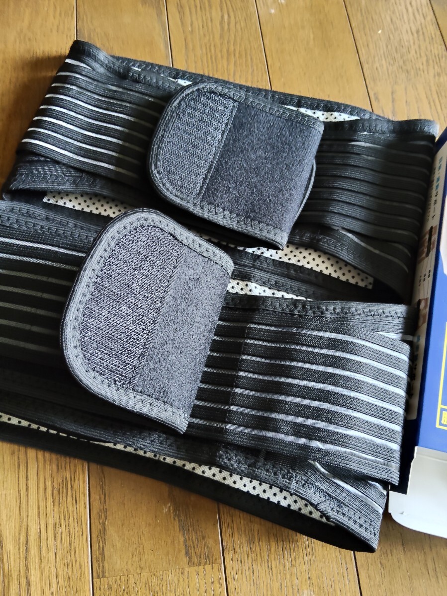 腰ベルト サポーター 腰 腰楽 腰用 通気性 コルセット 二枚セット_画像4