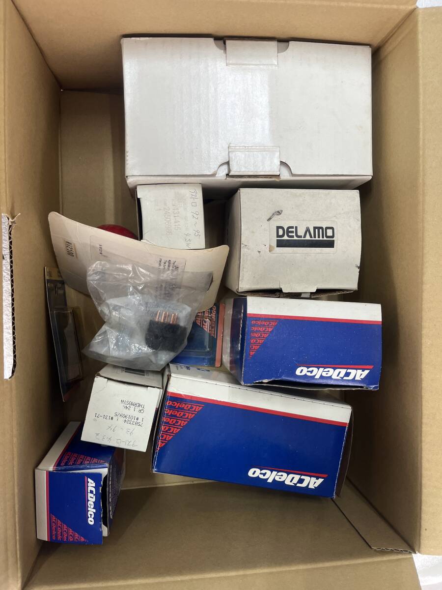 【新品未使用】シボレーアストロ等ACデルコ・DELAMOパーツ倉庫処分品詰め合わせ_画像1