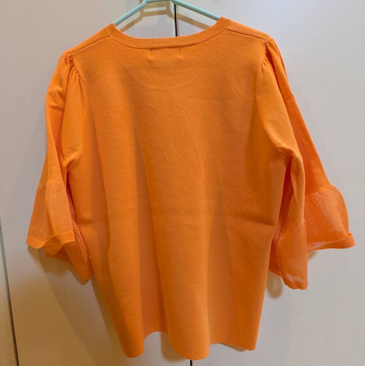 OPAQUE.CLIP オペークドットクリップ シアーフレアスリーブニット 40(L)_画像2