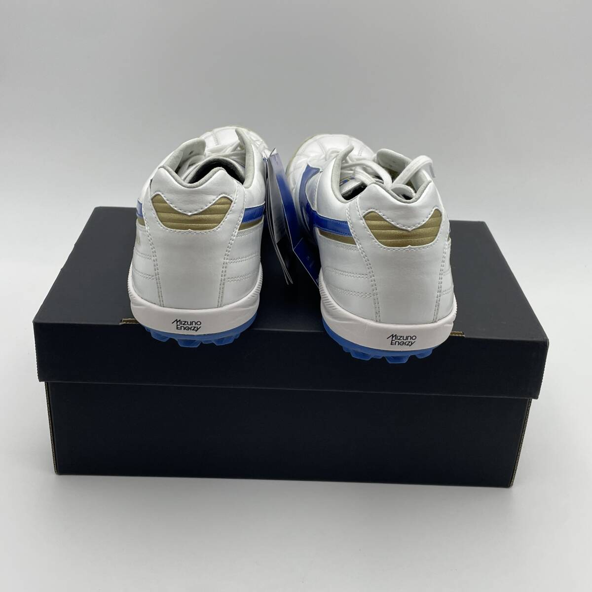 美品タグ付き　ミズノ フットサル モレリア サラ ジャパン MIZUNO SALA JAPAN IN Q1GB2411 25 ホワイト ブルー RC0197 26.5cm_画像9