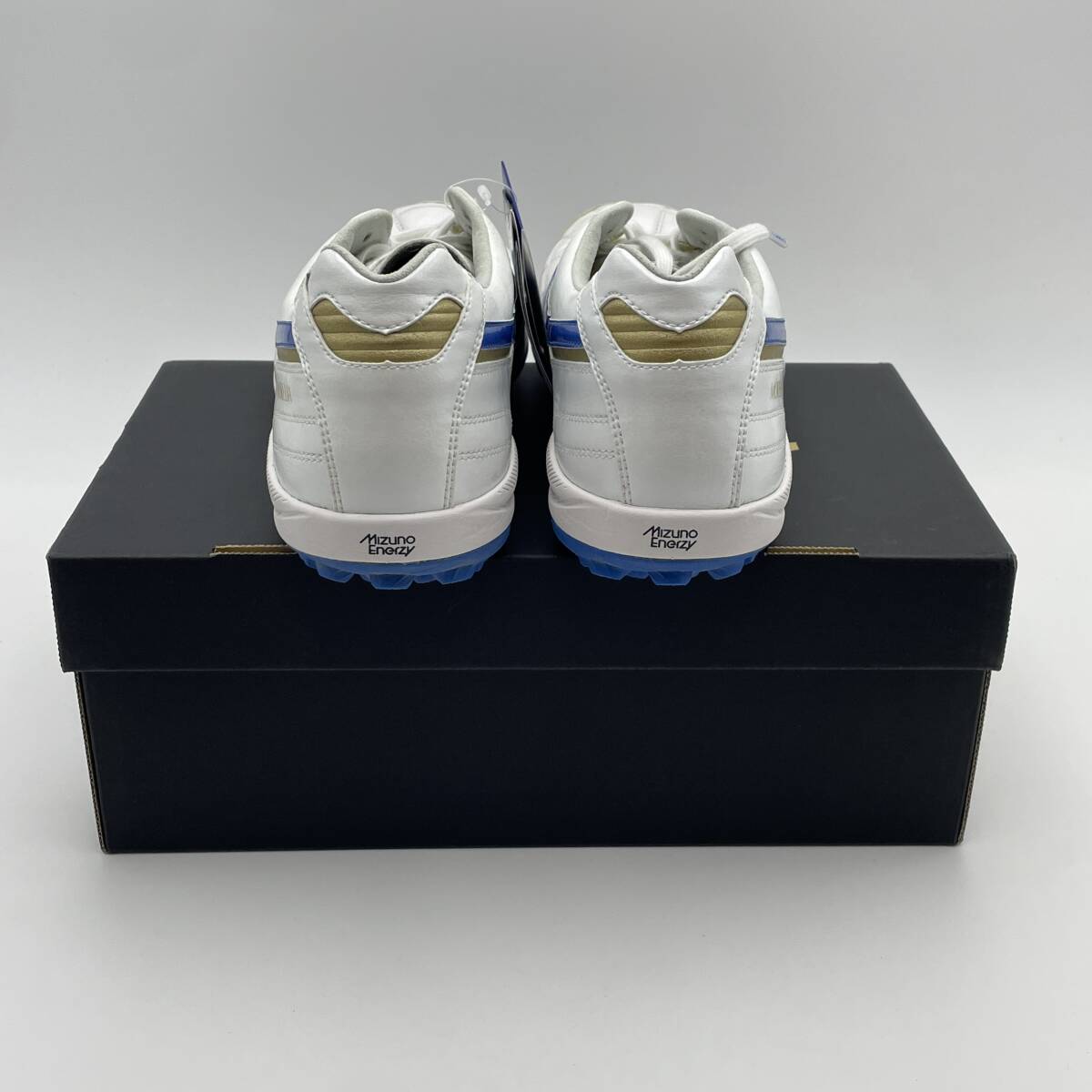 美品タグ付き　ミズノ フットサル モレリア サラ ジャパン MIZUNO SALA JAPAN IN Q1GB2411 25 ホワイト ブルー RC0197 26.5cm_画像5