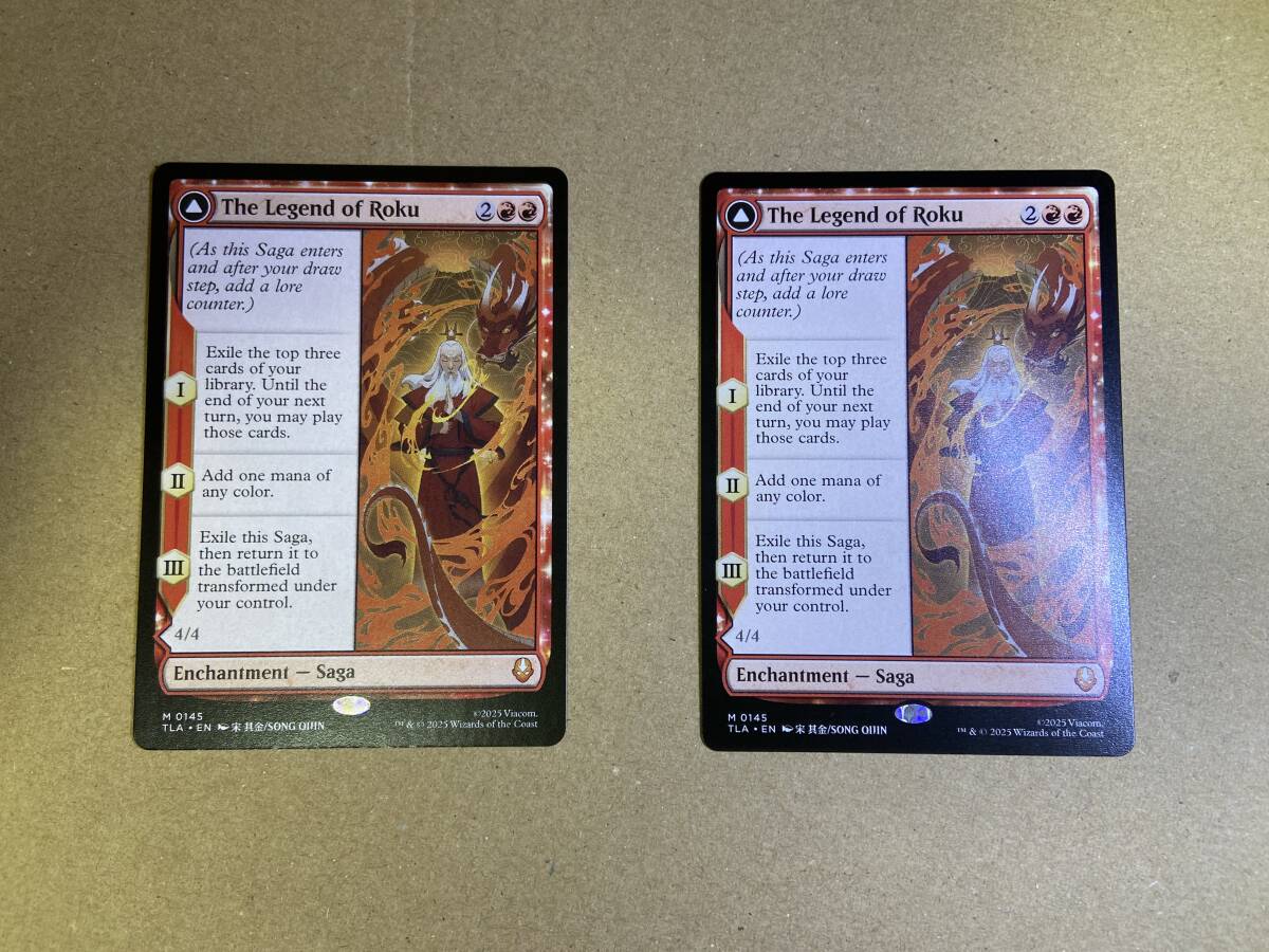 MTG 2枚セット　ロクの伝説/The Legend of Roku　 英語版　_画像1