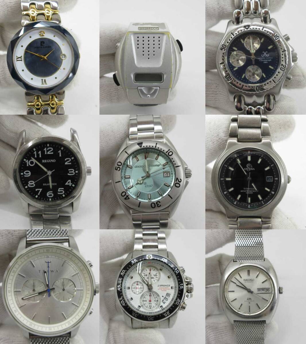 s61061-ap [送料950円]ジャンク▼CITIZEN SEIKO G-SHOCK Paul Smith REGUNO その他 ブランド メンズ 腕時計 21点セット [155-251119]_画像3