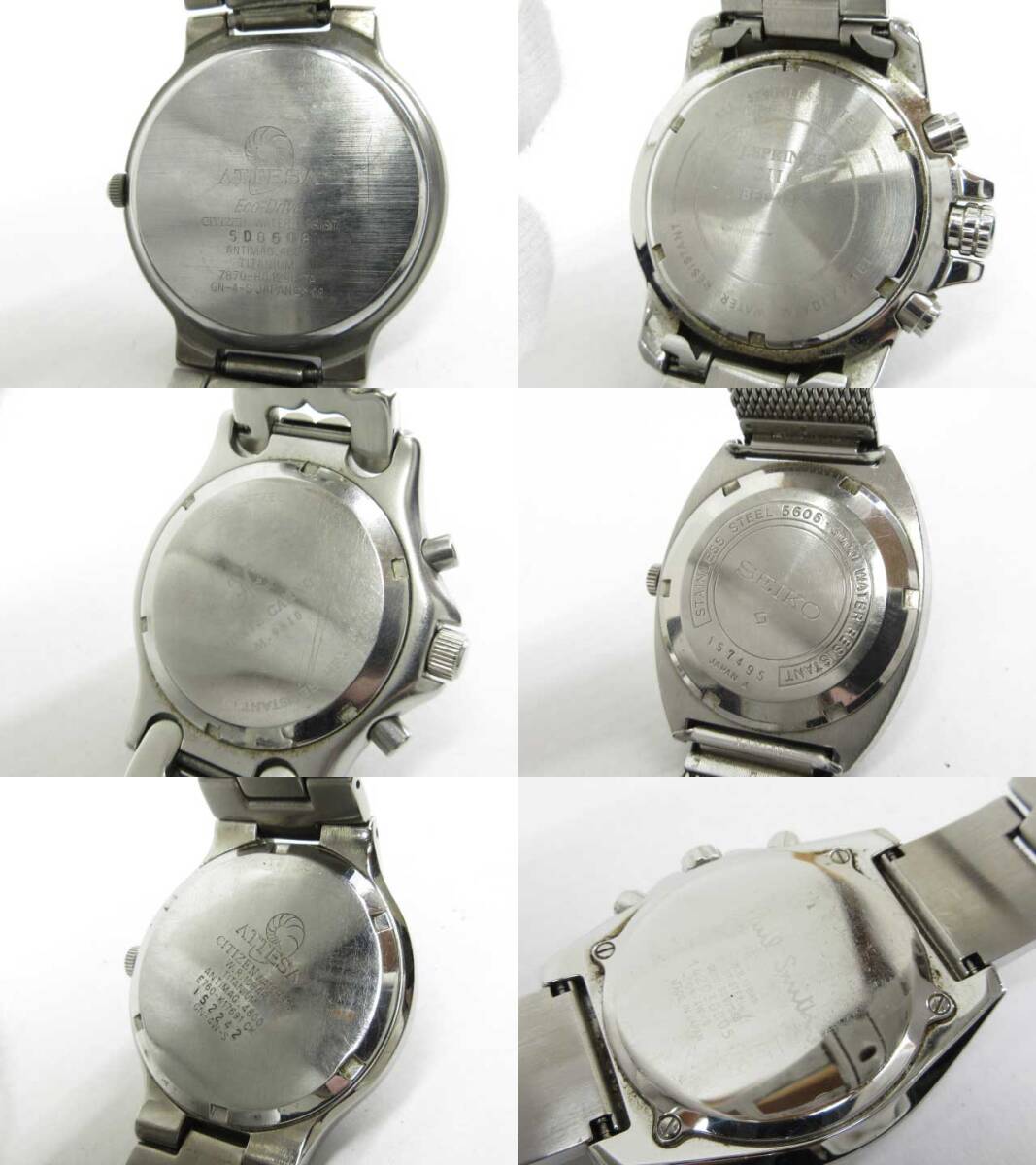 s61061-ap [送料950円]ジャンク▼CITIZEN SEIKO G-SHOCK Paul Smith REGUNO その他 ブランド メンズ 腕時計 21点セット [155-251119]_画像6