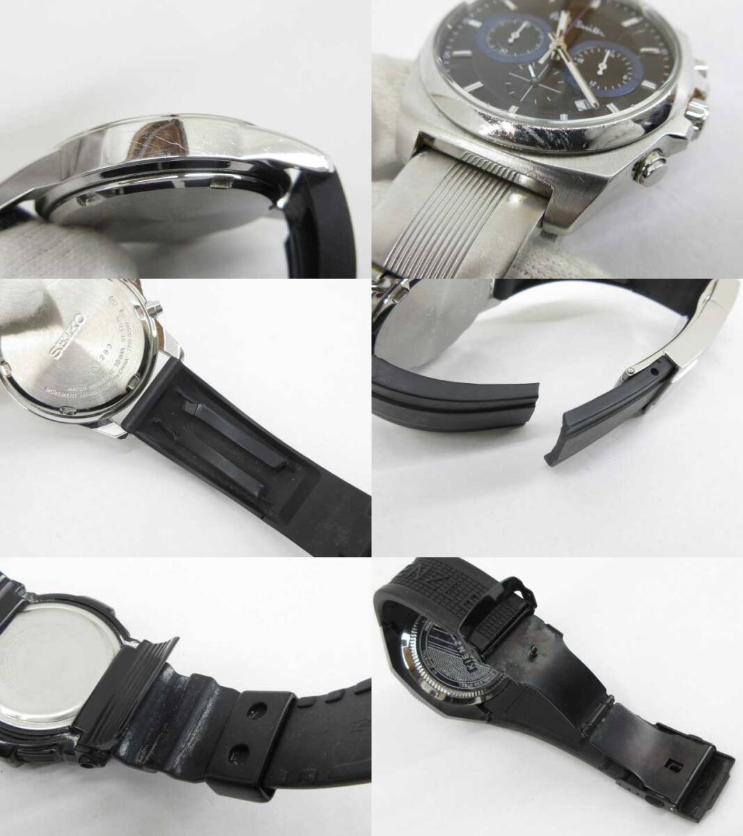 s61061-ap [送料950円]ジャンク▼CITIZEN SEIKO G-SHOCK Paul Smith REGUNO その他 ブランド メンズ 腕時計 21点セット [155-251119]_画像7