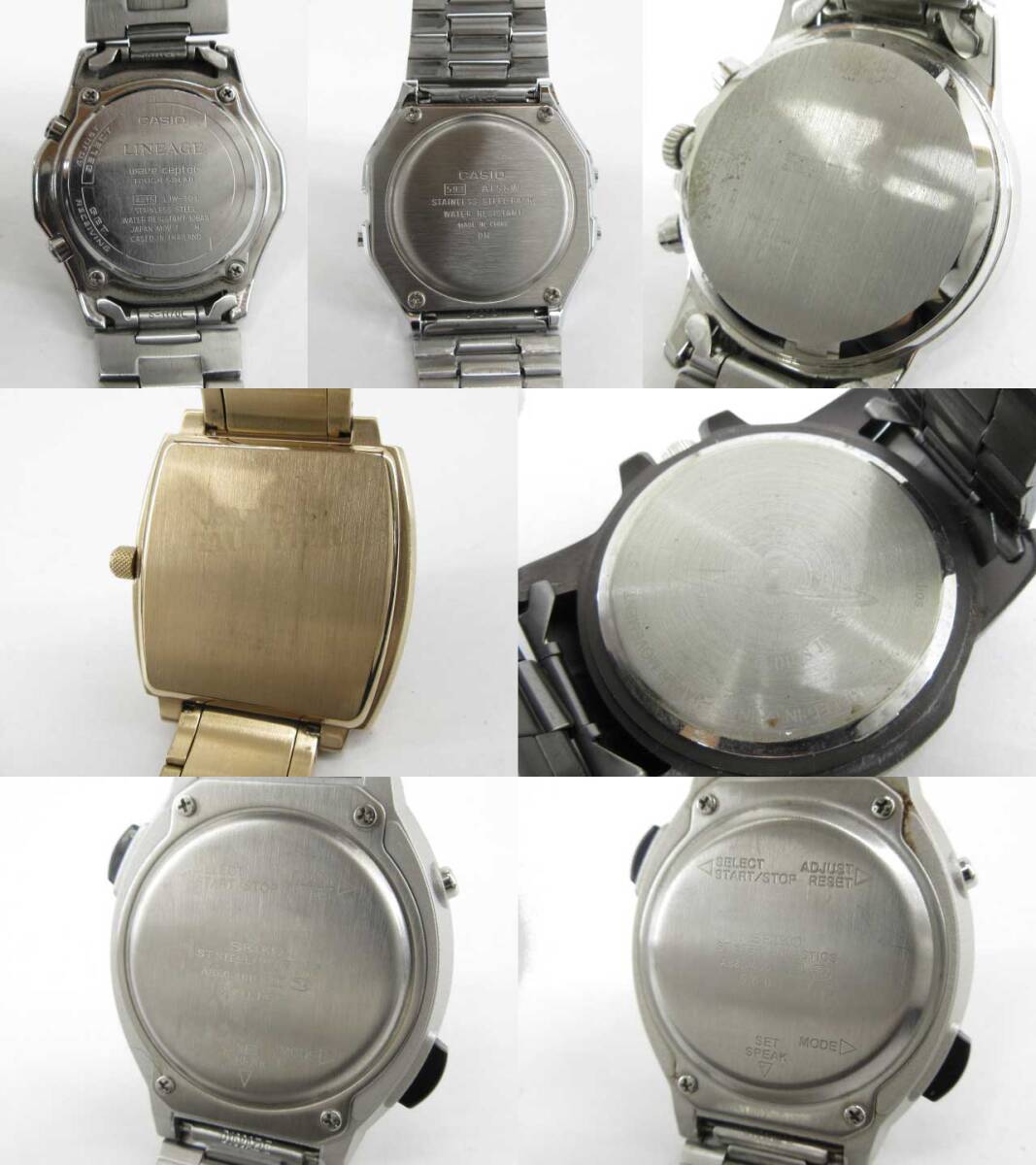 s61062-ap [送料950円]ジャンク▼G-SHOCK SEIKO TECHNOS CASIO PRO TREK その他 ブランド メンズ 腕時計 21点セット [155-251119]_画像6