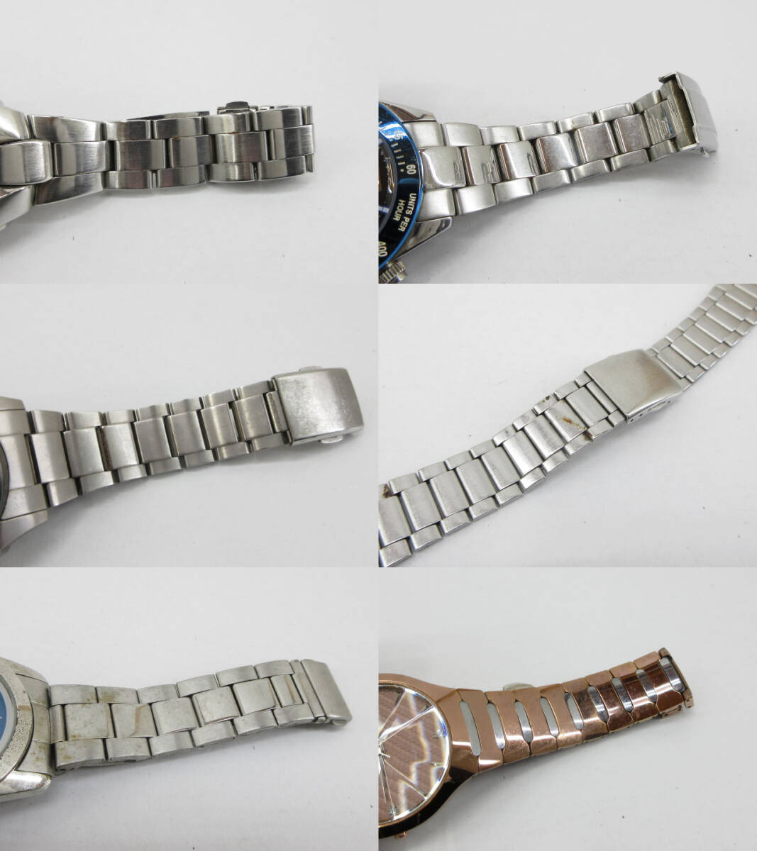 s61063-ap [送料950円]ジャンク▼CASIO PRO TREK G-SHOCK SEIKO CITIZEN EMPORIO ARMANI その他ブランド 腕時計 21点セット [155-251119]_画像10