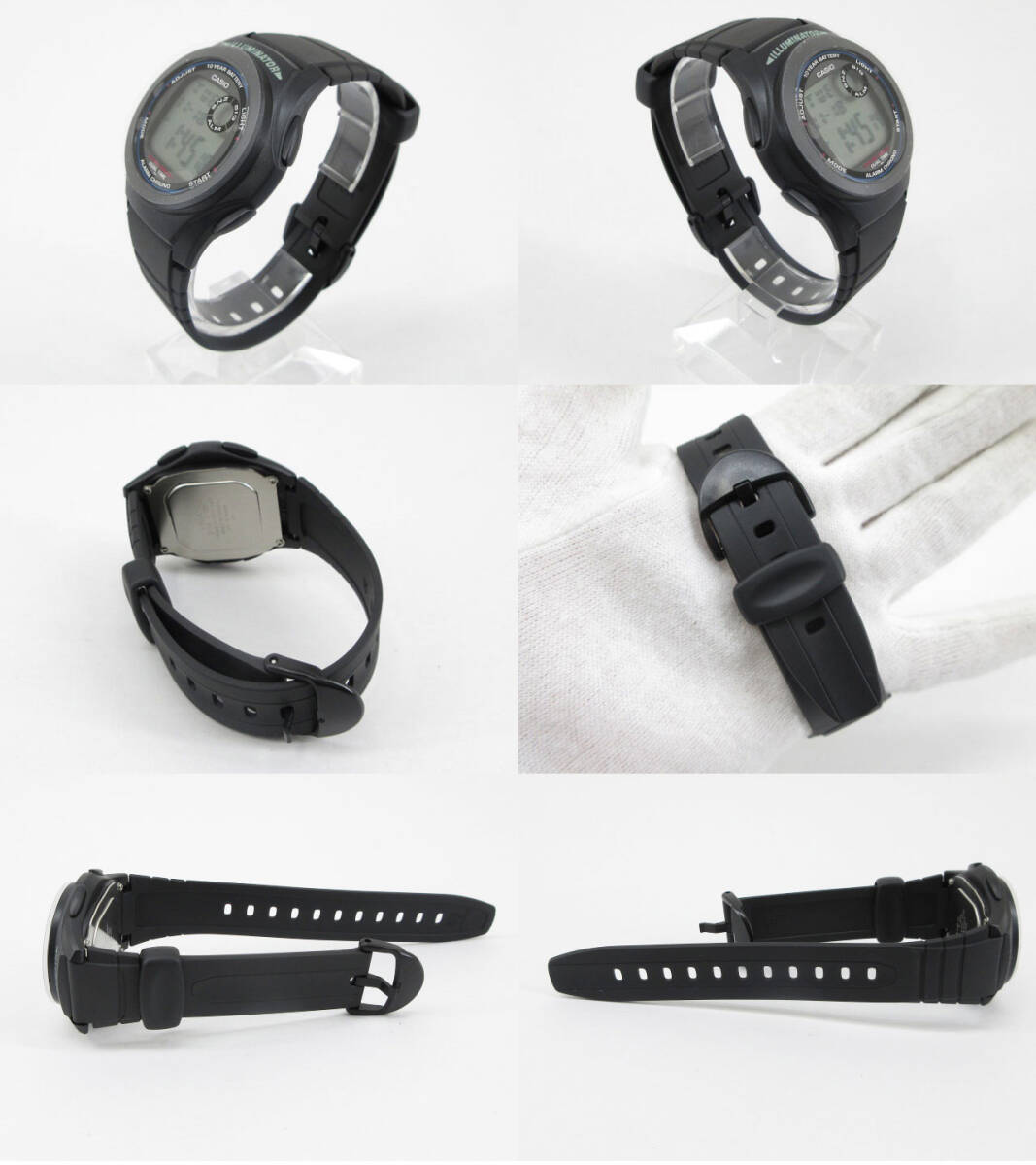 k71029-ap [送料650円]中古▼CASIO Collection カシオ コレクション クォーツ デジタル デジアナ 腕時計 稼働品 4点セット [155-251119]_画像5