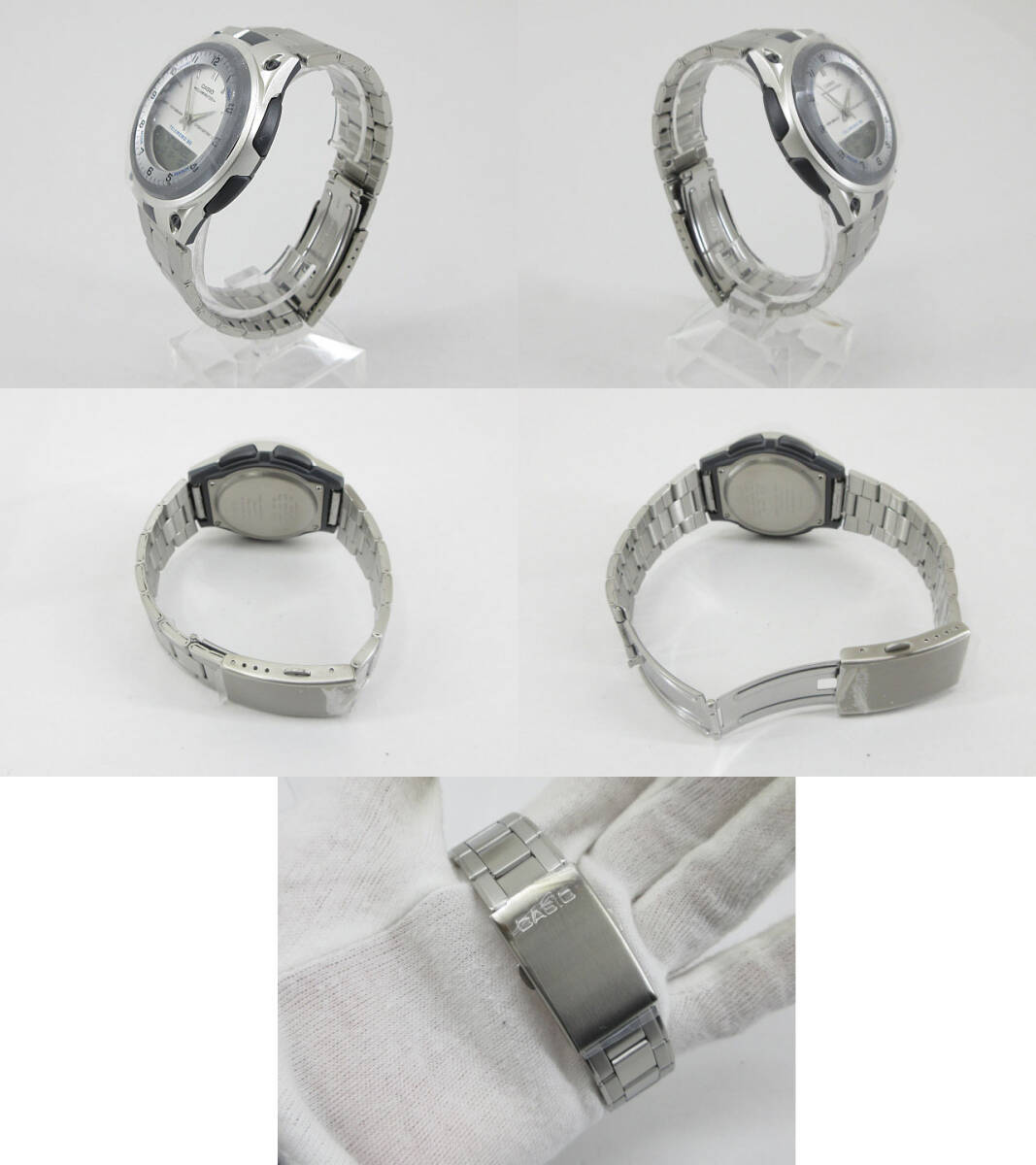 k71029-ap [送料650円]中古▼CASIO Collection カシオ コレクション クォーツ デジタル デジアナ 腕時計 稼働品 4点セット [155-251119]_画像9