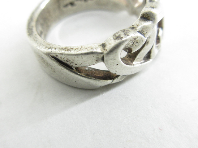 d80595-ap [送料280円]中古▼TIFFANY&Co. ティファニー SILVER 925 シルバー トリプルラビングハート リング 指輪 10号 [171-251108]_画像7