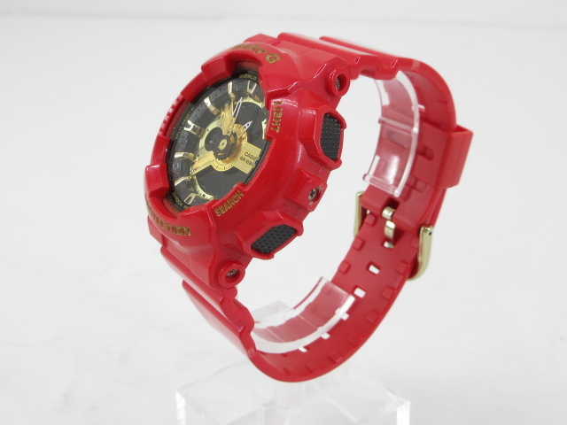 k71010-ap [送料650円]中古▼BABY-G ベビーG DIGITAL-ANALOG BA-110VLA-4AJR デジアナ クォーツ レッド 腕時計 [154-251115]_画像2