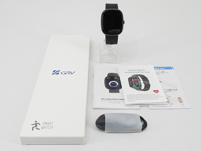s61065-ap [送料950円]中古▼VYVO Yicon/GRV Smart Watch スマートウォッチ スポーツウォッチ 腕時計 未開封品有 2点セット [156-251119]_画像9