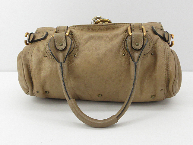 n51312-ap 中古▼Chloe クロエ パディントン ハンドバッグ レザー 南京錠 イタリア製 レディースバッグ [169-251121]_画像2